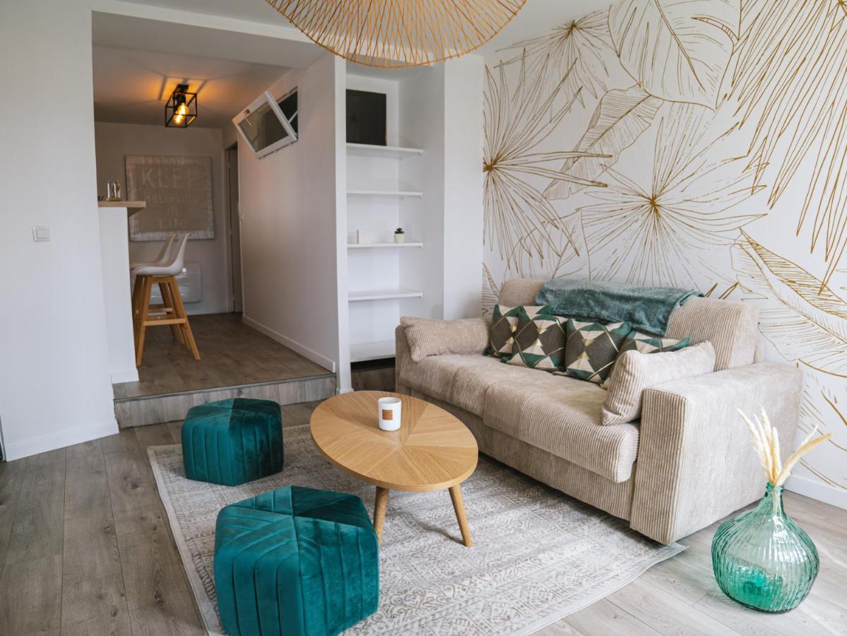 Ferienwohnung Superbe T2 Rouen Avec Jardin + Parking Gratuit A Proximite Exterior foto