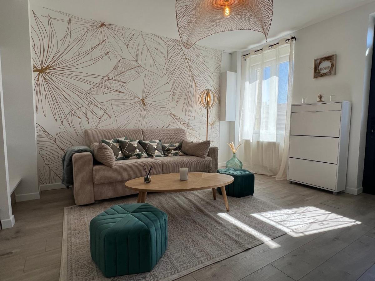 Ferienwohnung Superbe T2 Rouen Avec Jardin + Parking Gratuit A Proximite Exterior foto